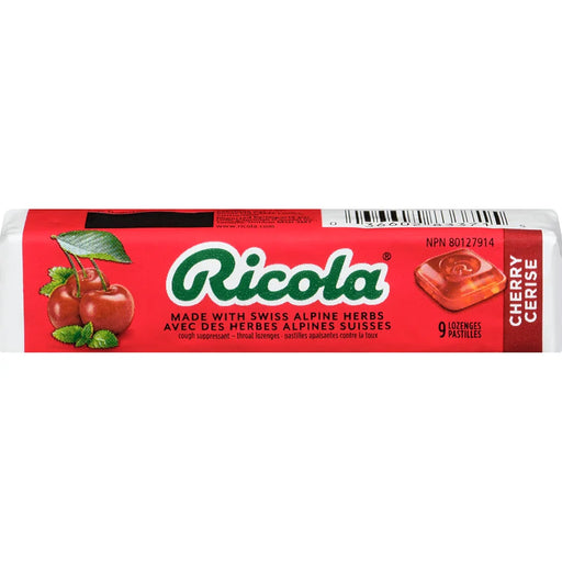 Ricola - Cherry Throat Drops 9 Lozenges - 20 Packs