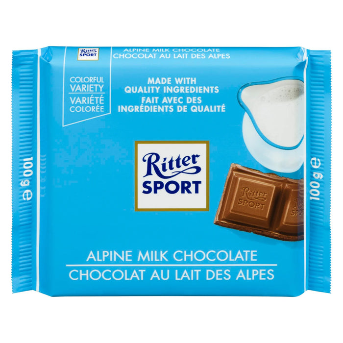 Ritter Sport - Alpine Milk Chocolate - 12 x 100g