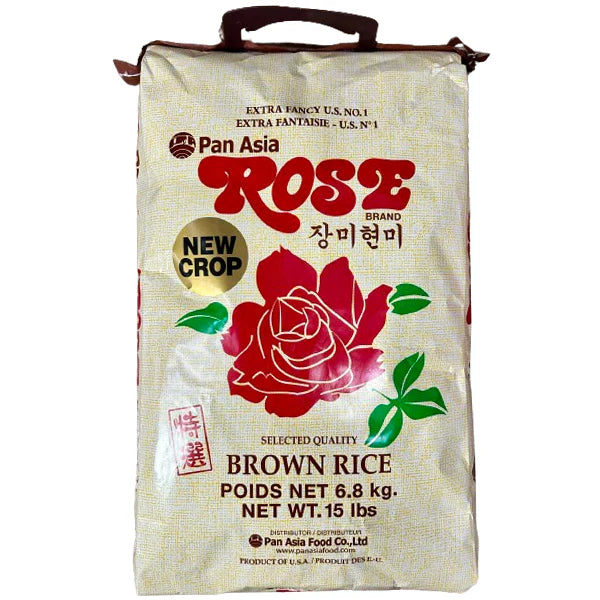 Rose Extra Fancy Brown Rice - 15 Lbs
