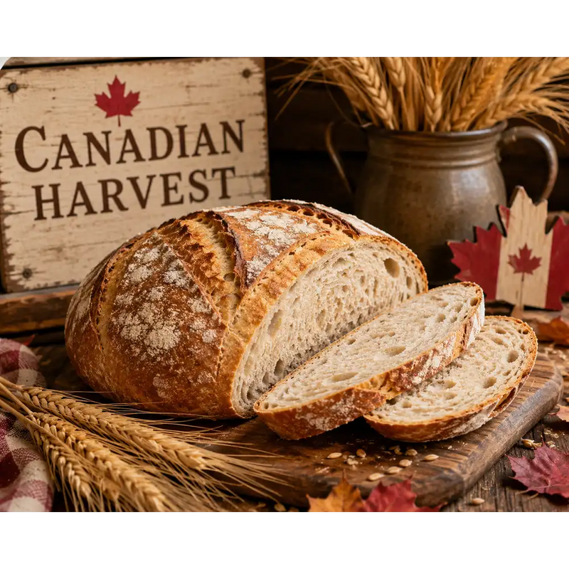 Rustic Country Canadian Harvest Bread