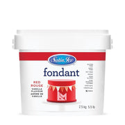 Satin Ice - Red Vanilla Fondant - 2.5 Kg