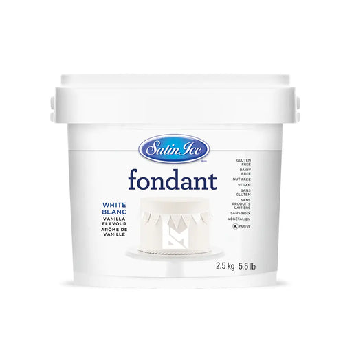 Satin Ice - White Vanilla Fondant - 2.5 Kg