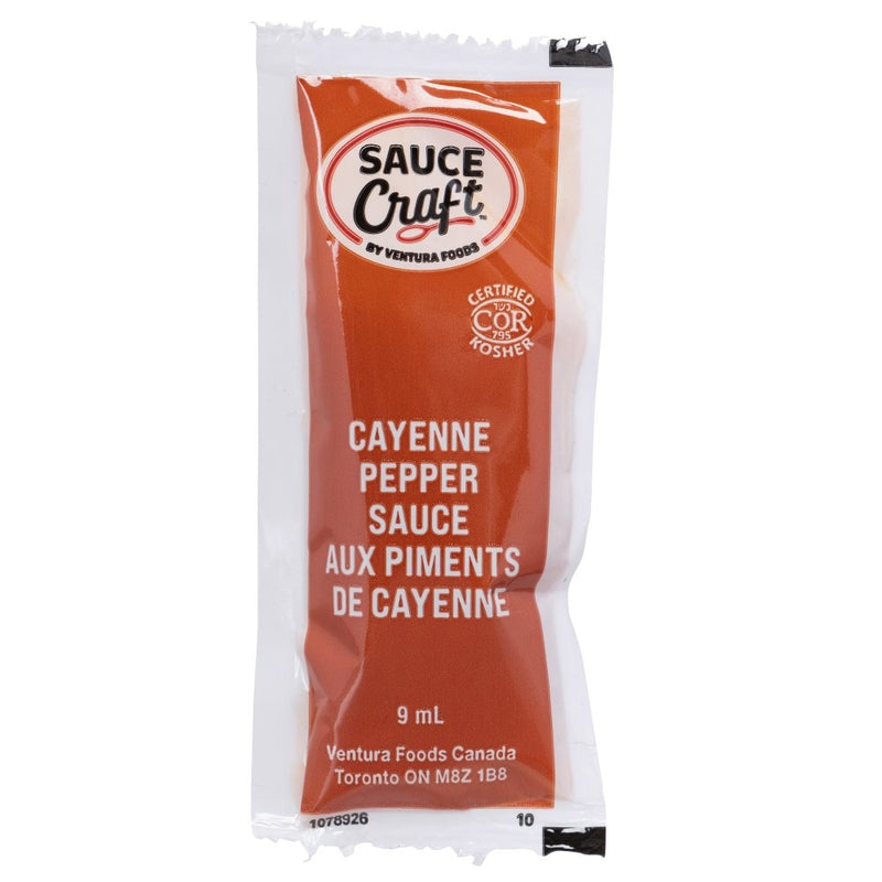 Sauce Craft - Porciones de salsa de cayena - 504 x 9 g