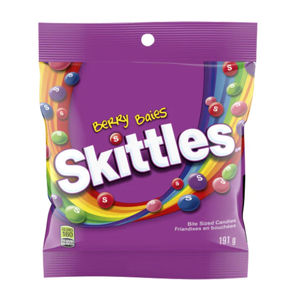 Skittles - Berry Explosion Chewy Candy - 12 x 191g