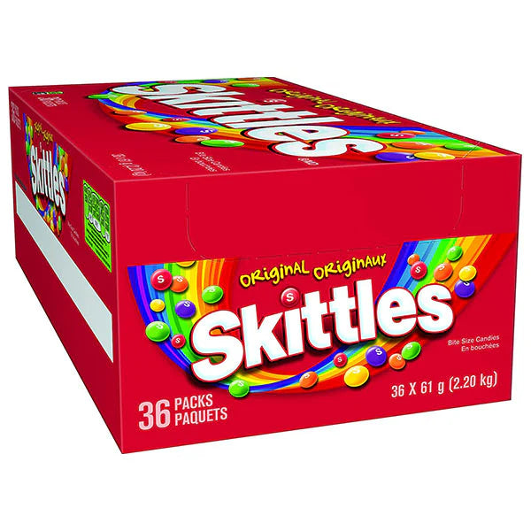 Skittles - Original Bite Size Candy - 36 x 61g