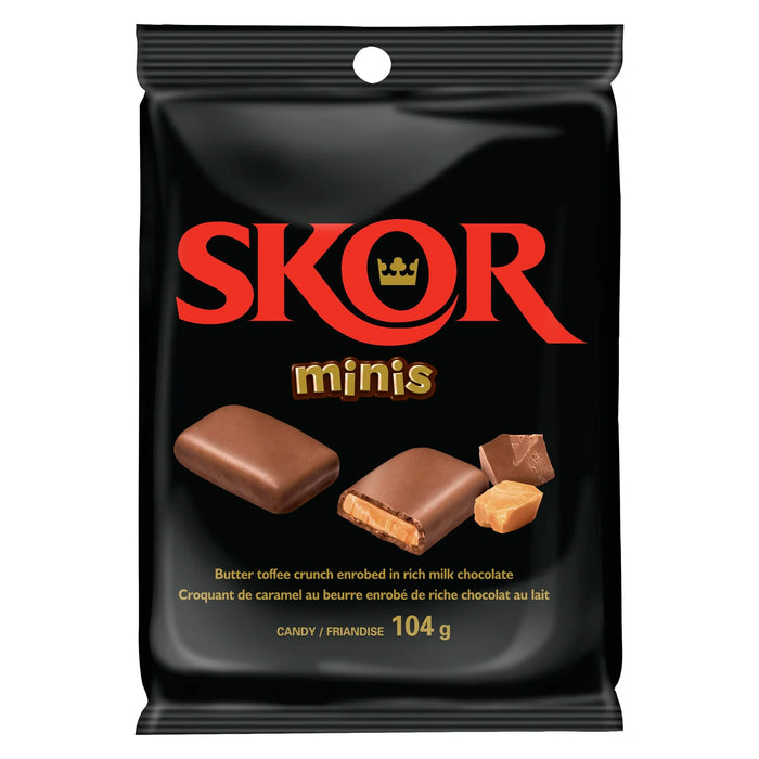 Skor - Minis Milk Chocolate Candy - 10 x 104g