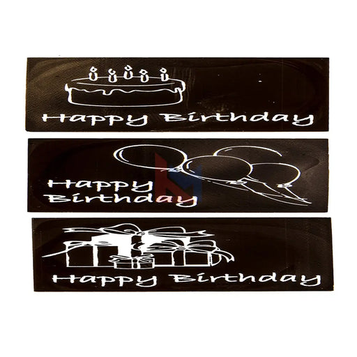 Smet - Happy Birthday Print Assorted Dark Chocolate - 84 Pcs