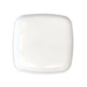 Square White Plastic Plate 12 inch Platter