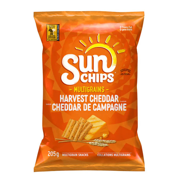 Sun Chips - Harvest Cheddar - 10 x 205g