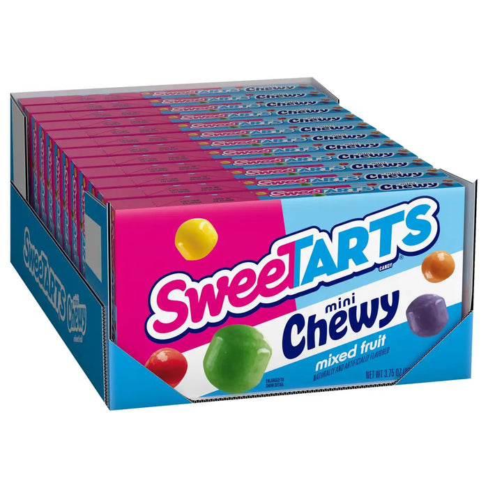 Sweetarts - Mini Chewy Tangy Candy Theatre Box 3.75 Oz - 12 x 106g