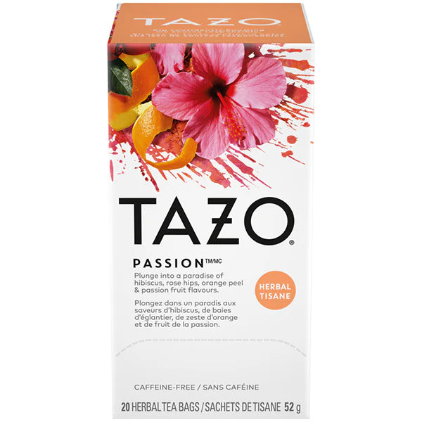 Tazo - Passion Herbal Tea - 6 x 20 Ct