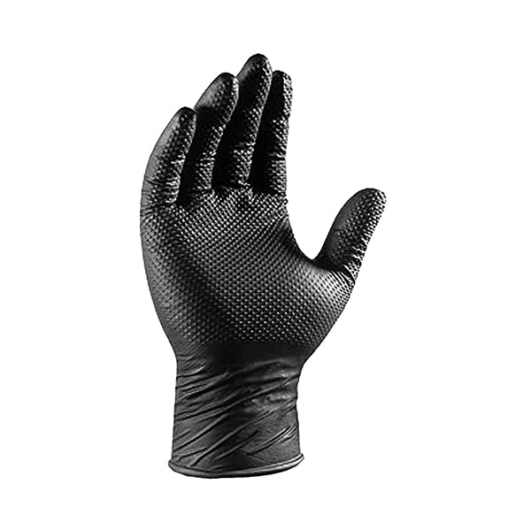 Guantes de nitrilo Touch Flex, negros, pequeños, sin polvo, 5 milésimas, 10 x 100/caja