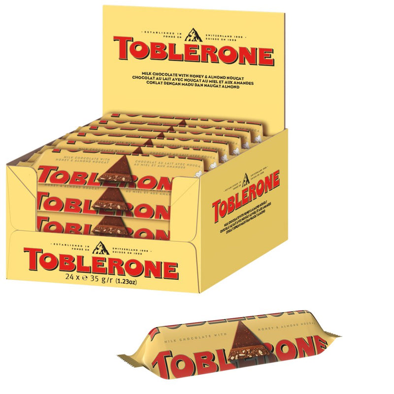 Toblerone Swiss Milk Chocolate Bar 24 x 35g