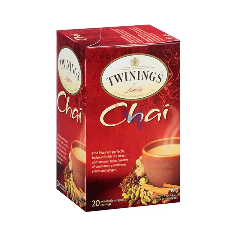 Twinings - Té Negro Chai Especiado - Paquete de 20