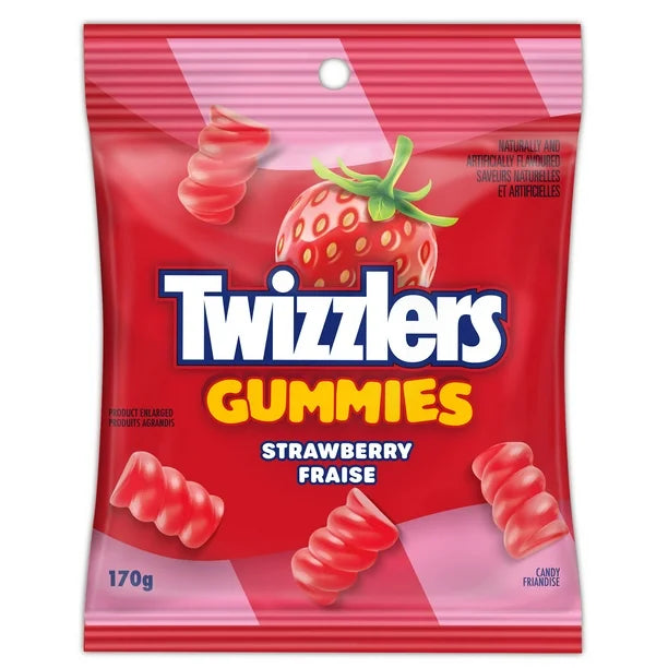 Twizzlers - Gummies Strawberry Gummy Candy - 170g