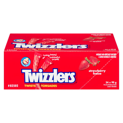 Twizzlers - Twist Strawberry Candy - 24 x 90g