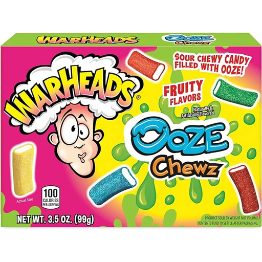 Warheads - Ooze Chews Theatre Box 3.5 Oz - 4 x 99g