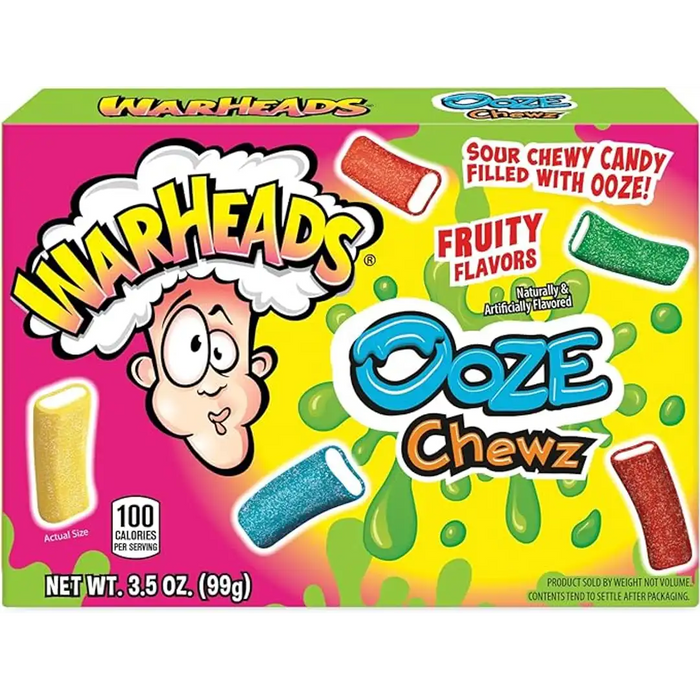 Warheads - Ooze Chews Theatre Box 3.5 Oz - 4 x 99g