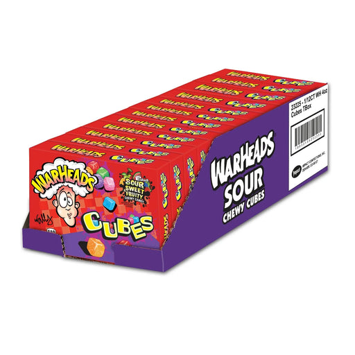 Warheads - Sour Chewy Cubes Theatre Box 4 Oz - 12 x 113g