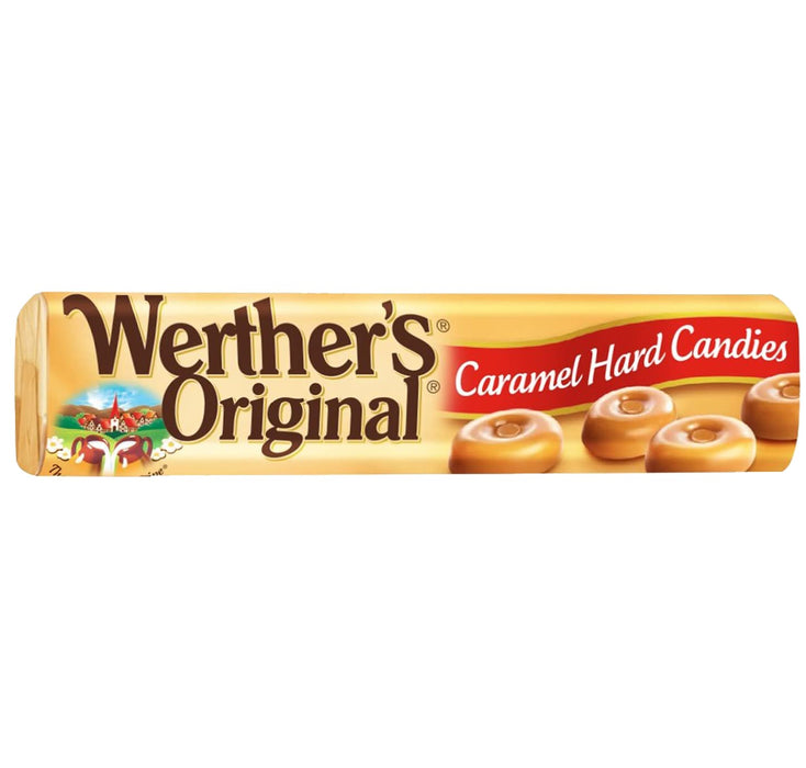 Werther's Original - Caramel Hard Candy Rolls - 12 x 50g