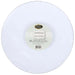 White Plastic Plates With Silver Rim 9 inch, Party Lunch Plates