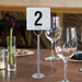 Plastic Table Numbers