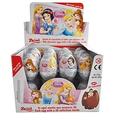 Zaini Disney Princess Chocolate Eggs 24 x 20g