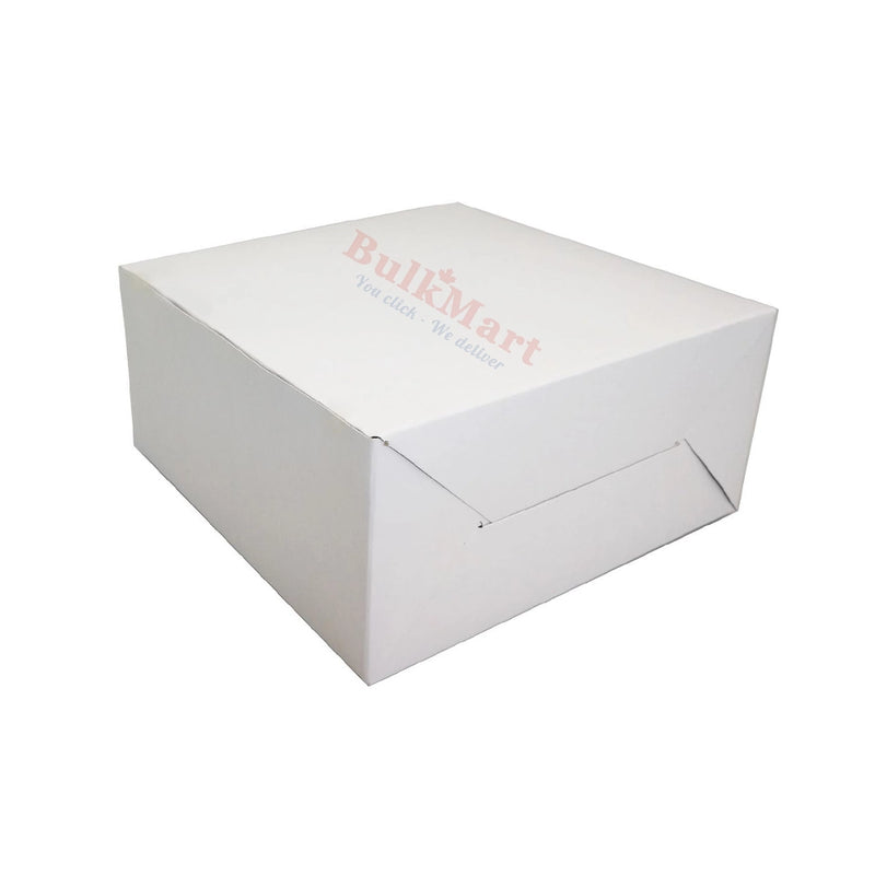Cake Box 8" x 8" x 5" White  - 100/Pack