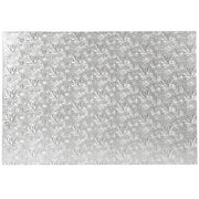 13" x 17" x 1/4" Half Slab Silver Cake Board - 24/Case