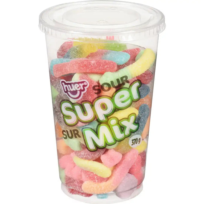 er Super Mix Sour Gummy Candy Cup 370g