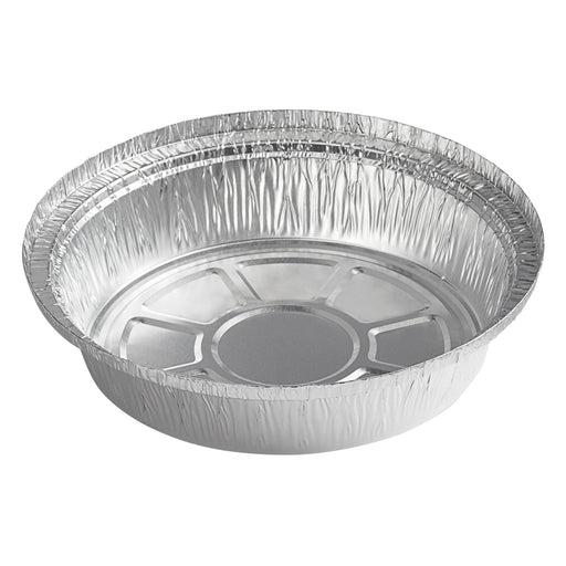 MC - 9" Round Heavy Aluminum Foil Takeout Container - 500/Case - Bulk Mart