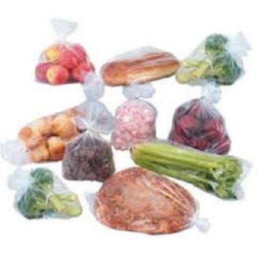 10Lbs - Clear Poly Bags 7" x 3" x 20" - 500 / Case - Bulk Mart