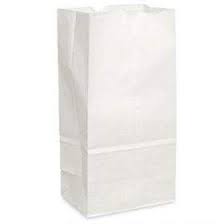 Atlantic - #1/2 White Paper Bag - 500/Pack - Bulk Mart