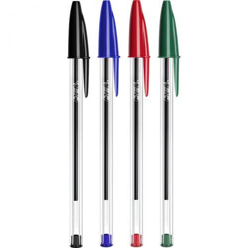 BIC - Cristal BallPoint Pens Assorted -10 / Pack - Bulk Mart