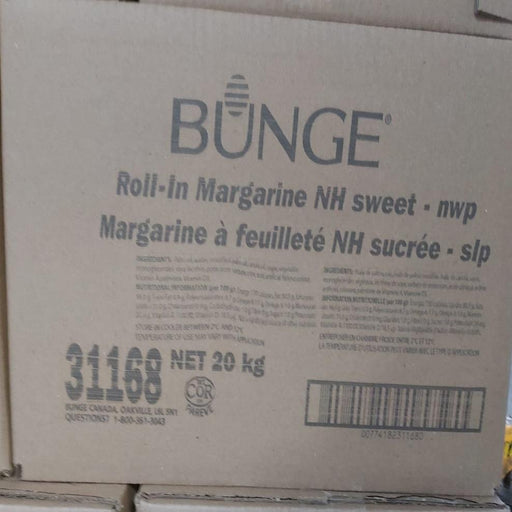 Bunge - Roll In Margarine NH Sweet 31168 - 20 Kg - Bulk Mart