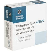 Business Source - Invisible / Transparent Tape - 12/Pack - Bulk Mart