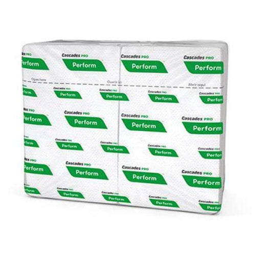 Cascades Pro - T410 Perform White Interfold Dispenser Napkin 376 Pack - 16/Case - Bulk Mart