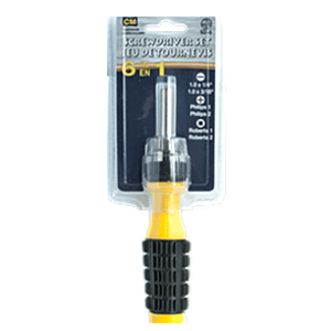 Chateau - 6 Bits Screwdriver Set - Each - Bulk Mart