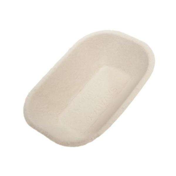 CKF - Savaday #100 Pulp Fiber Food Tray 21562 - 9 x 111/Case - Bulk Mart