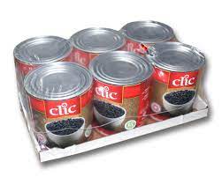 Clic - Black Turtle Beans - 6 x 2.84 L - Bulk Mart