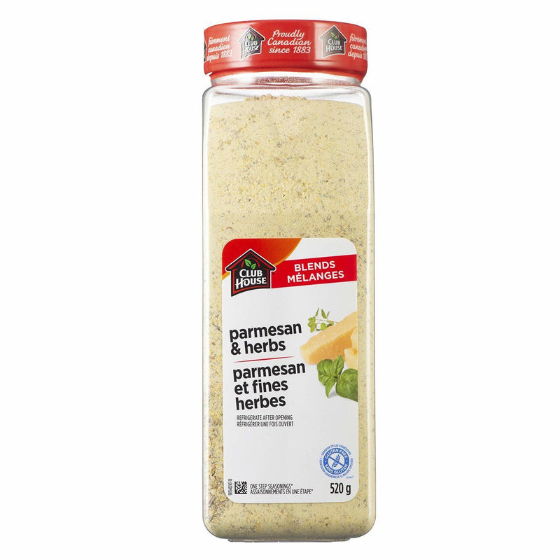 Club House - Parmesan And Herbs Seasoning - 520 g - Bulk Mart