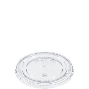 Dart - 626TS Clear Flat Lid Straw Slot For 16-24 oz Cups - 1000/Case - Bulk Mart