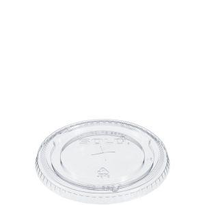 Dart - 626TS Clear Flat Lid Straw Slot For 16-24 oz Cups - 1000/Case - Bulk Mart