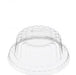 Dart Solo - Clear Dome Plastic Lids No Hole For 3.5 Oz Food Container - 1000/Case - Bulk Mart