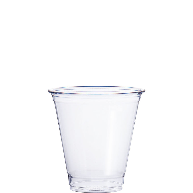 Dart Solo TP12S - 12 Oz Squat PET Plastic Clear Cup - 20 x 50 / Case - Bulk Mart