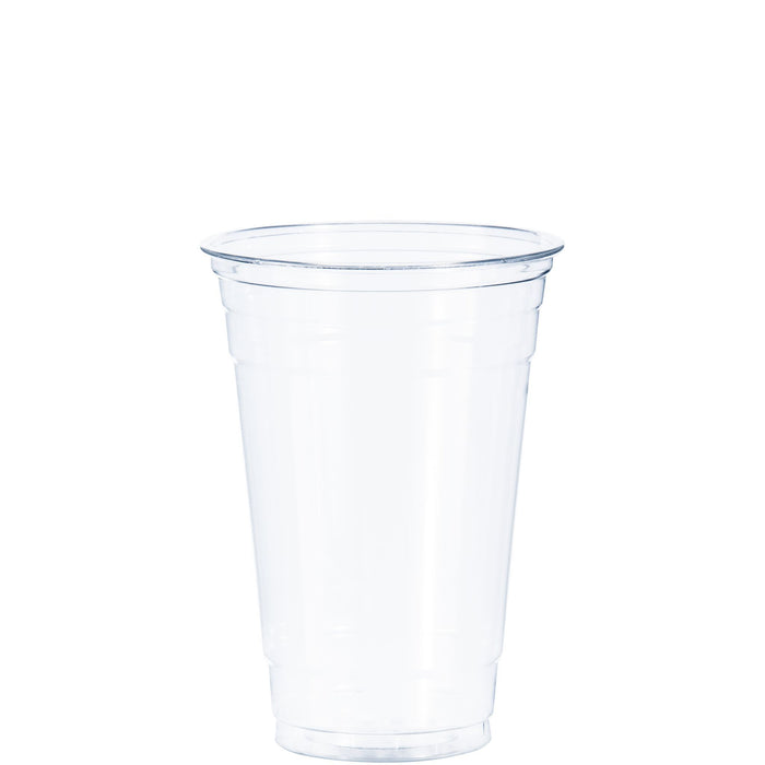 Dart - TP20 Solo Ultra Clear 20 oz PET Plastic Cold Cup - 12x50/Case - Bulk Mart