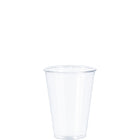 DURA - 10 Oz Clear Plastic Cold Cups PET, 78mm Rim - 1000/Case