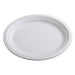 DURA - 10" x 8" Sugarcane Biodegradable Compostable Oval Plate - 50/Pack - Bulk Mart