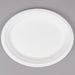 DURA - 10" x 8" Sugarcane Biodegradable Compostable Oval Plate - 50/Pack - Bulk Mart