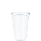 DURA - 20 Oz Clear Plastic Cold Cups PET, 98mm Rim - 50/Pack